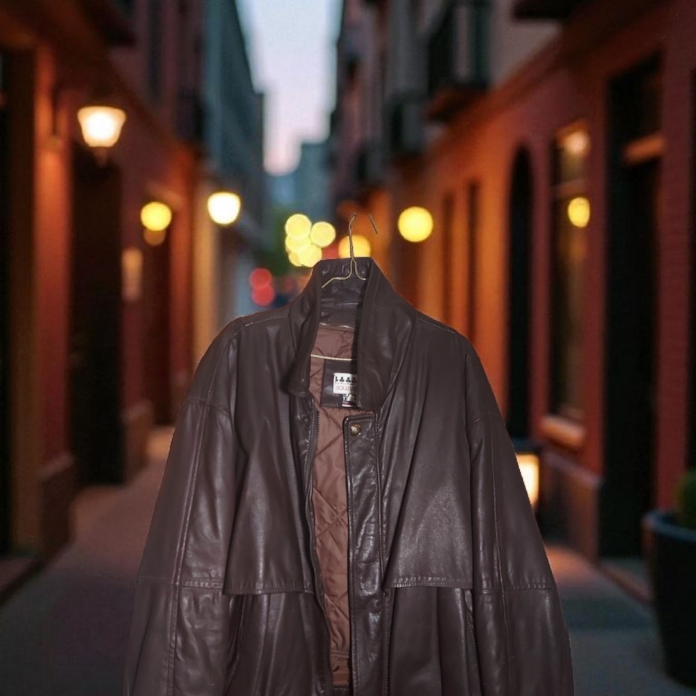 a Boulevard Club Real leather jacket XXL